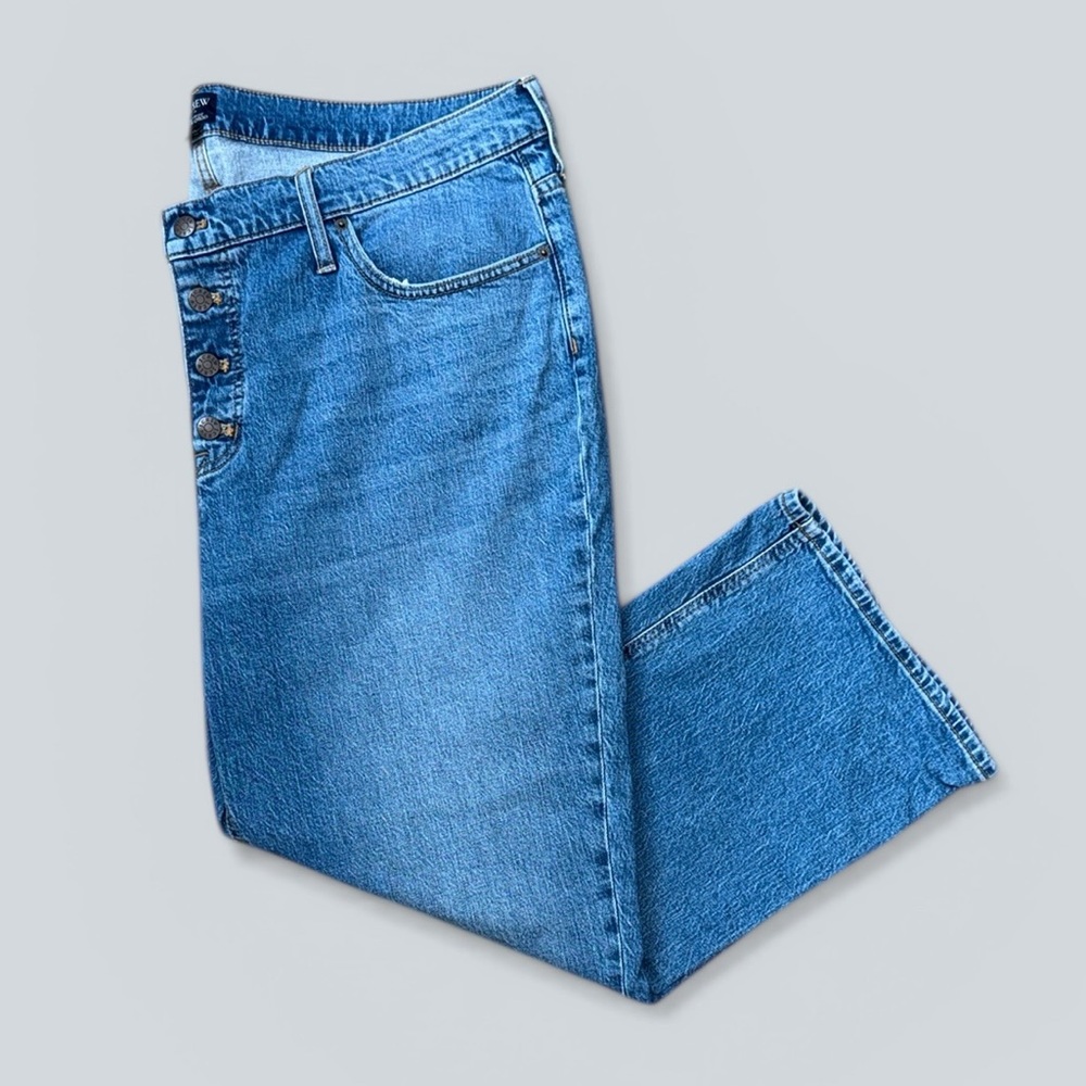 J.Crew Re-Imagined Mid Rise Flare Crop Jeans - Picture 1 of 8